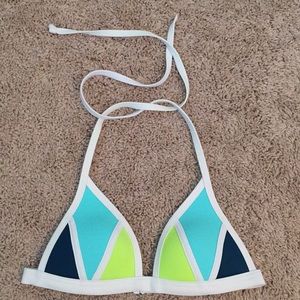 Pink Triangle Push-Up Bikini Top